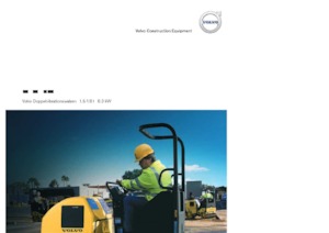 Tandem Vibration Rollers Volvo DD15
