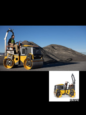 Tandem Vibration Rollers Volvo DD25 Electric 