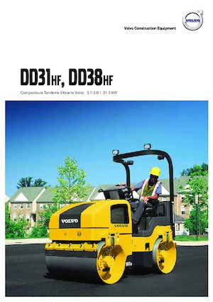 Tandem Vibration Rollers Volvo DD38HF 