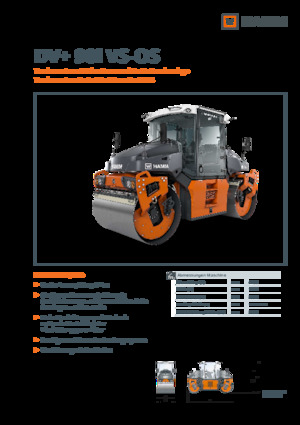 Tandem Vibration Rollers Hamm DV+ 90i VS-OS