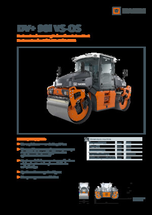Tandem titreşimli silindirler Hamm DV+ 90i VS-OS
