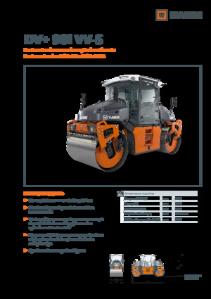Tandem titreşimli silindirler Hamm DV+ 90i VV-S
