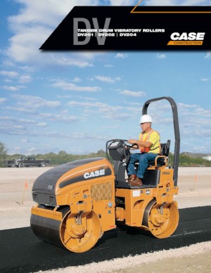 Tandem Vibration Rollers Case DV202