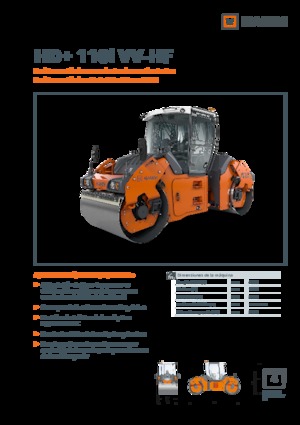 Tandem titreşimli silindirler Hamm HD+ 110i VV-HF