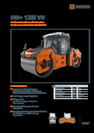 Tandem Vibration Rollers Hamm HD+ 120i VV