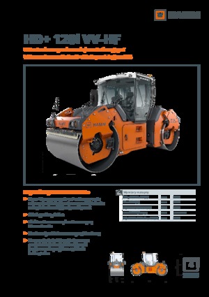 Tandem Vibration Rollers Hamm HD+ 120i VV-HF