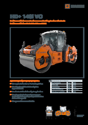 Tandem titreşimli silindirler Hamm HD+ 140i VO