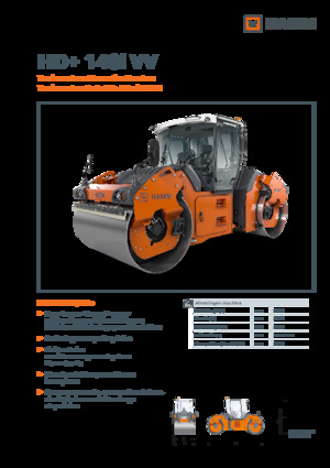 Tandem Vibration Rollers Hamm HD+ 140i VV