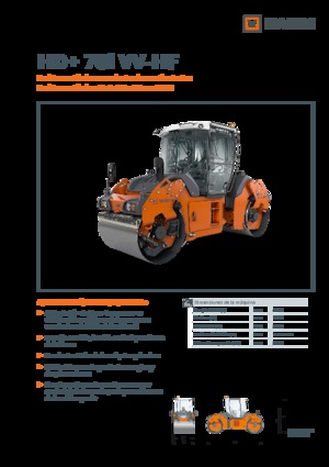 Tandem Vibration Rollers Hamm HD+ 70i VV-HF