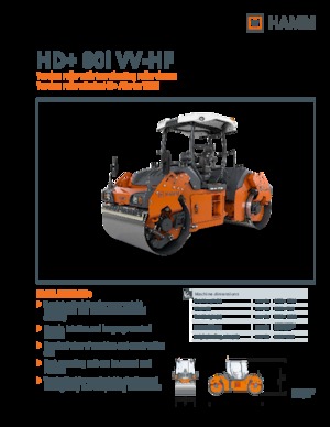 Tandem Vibration Rollers Hamm HD+ 80i VV-HF