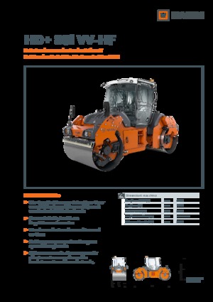 Tandem Vibration Rollers Hamm HD+ 80i VV-HF