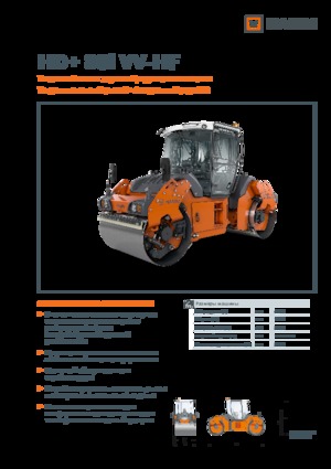 Tandem Vibration Rollers Hamm HD+ 80i VV-HF
