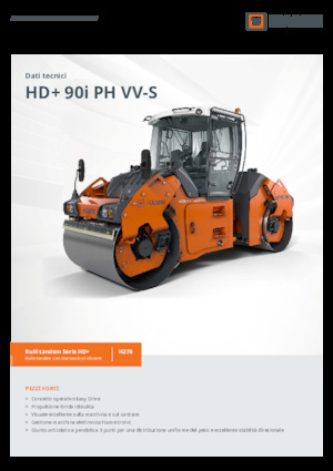 Tandem Vibration Rollers Hamm HD+ 90i PH VV-S