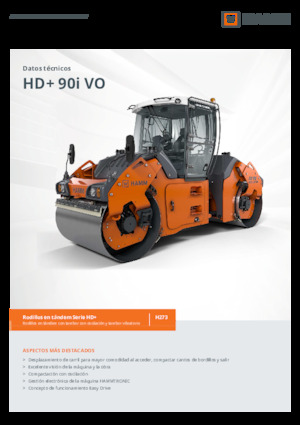 Tandem Vibration Rollers Hamm HD+ 90i VO
