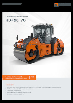 Tandem Vibration Rollers Hamm HD+ 90i VO