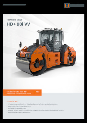 Tandem Vibration Rollers Hamm HD+ 90i VV
