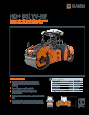 Tandem titreşimli silindirler Hamm HD+ 90i VV-HF