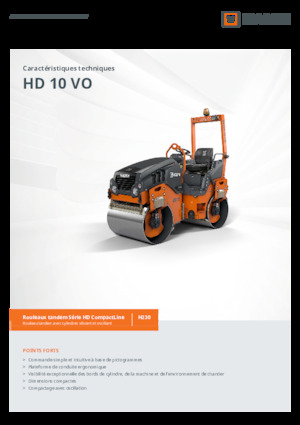 Tandem Vibration Rollers Hamm HD 10 VO