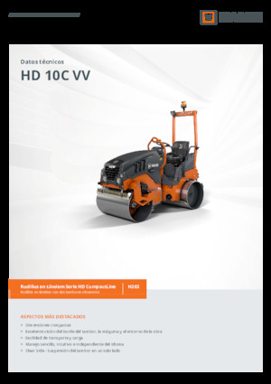 Tandem Vibration Rollers Hamm HD 10C VV