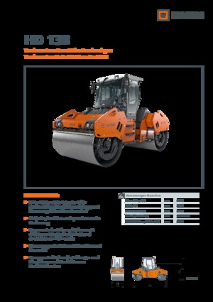 Tandem Vibration Rollers Hamm HD 138