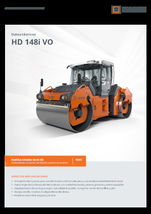 Tandem Vibration Rollers Hamm HD 148i VO