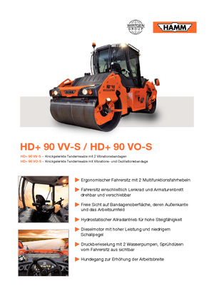 Combination Rollers Hamm HD+90 VO-S