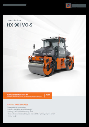 Tandem Vibration Rollers Hamm HX 90i VO-S
