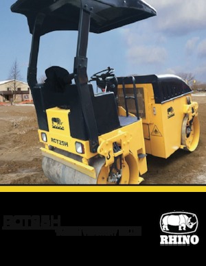 Tandem Vibration Rollers RHINO RCT25H