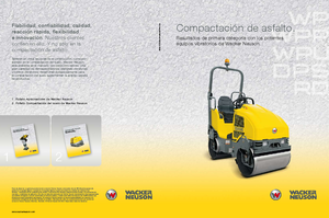 Tandem titreşimli silindirler Wacker RD 16-90