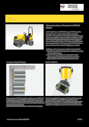 Tandem Vibration Rollers Wacker Neuson RD18-80