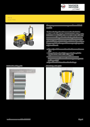 Tandem Vibration Rollers Wacker Neuson RD18-80