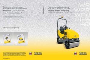 Tandem Vibration Rollers Wacker RD 27-100