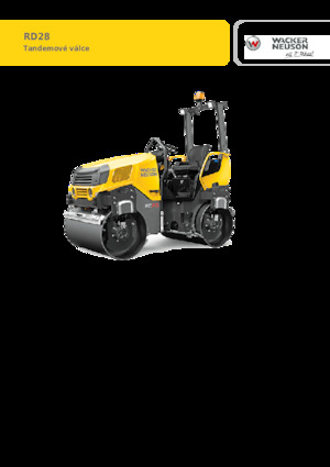 Tandem Vibration Rollers Wacker Neuson RD28-120