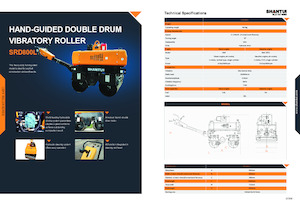 Tandem titreşimli silindirler Shantui SRD800L 