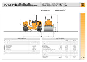 Tandem Vibration Rollers JCB-Vibromax VMT 400