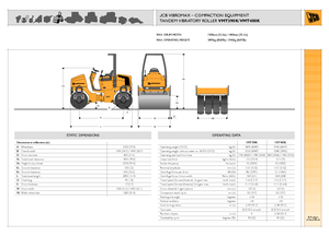 Tandem Vibration Rollers JCB-Vibromax VMT 400 K