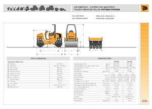 Tandem Vibration Rollers JCB-Vibromax VMT 480 K