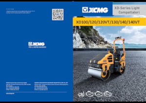 Tandem titreşimli silindirler XCMG XD140 