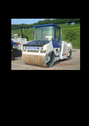 Tandem titreşimli silindirler Zoomlion YZC13H