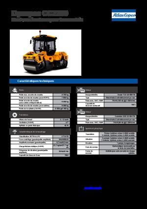 Tandem Vibration Rollers Dynapac CC 2200