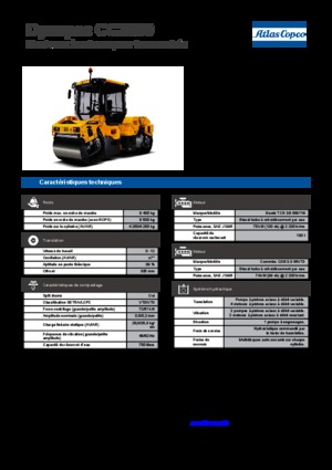 Tandem Vibration Rollers Dynapac CC 2300