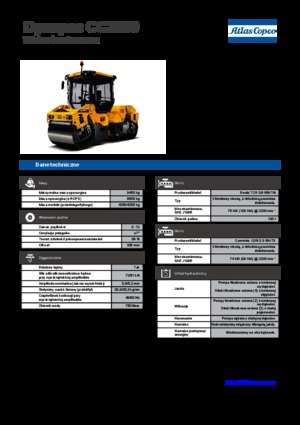 Tandem titreşimli silindirler Dynapac CC 2300