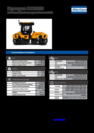 Tandem Vibration Rollers Dynapac CC 3200