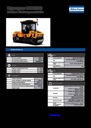 Tandem Vibration Rollers Dynapac CC 3300