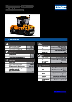 Tandem Vibration Rollers Dynapac CC 3300