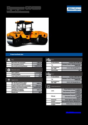 Tandem Vibration Rollers Dynapac CC 4200
