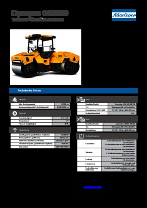 Tandem Vibration Rollers Dynapac CC 5200