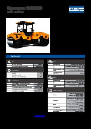 Tandem Vibration Rollers Dynapac CC 6200
