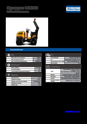 Tandem titreşimli silindirler Dynapac CC 800