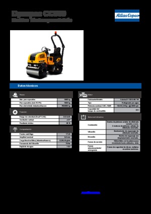 Tandem Vibration Rollers Dynapac CC 900